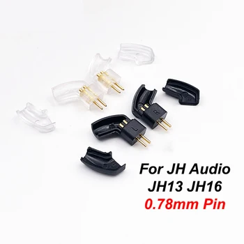 Для наушников JH Audio JH13 JH16 IEM Кабель DIY 0,78 мм Контактный Позолоченный Штырь Наушники DIY