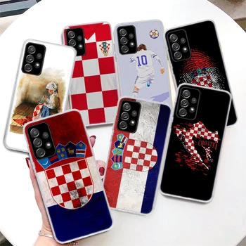 Флаг Хорватии Grid Corporation, Чехол для Samsung Galaxy A52 A53 A54 A12 A13 A14 A22 A23 A24 A32 A33 A34 A02S A03S A04S