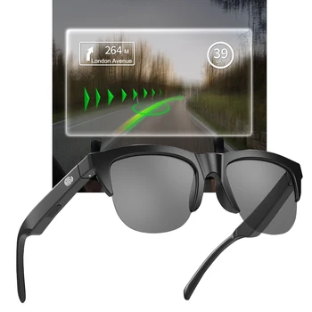 Умные очки TWS, Беспроводные солнцезащитные очки для вызова Bluetooth 5.3, Музыка громкой связи высокой четкости, Антисиневые очки на открытом воздухе