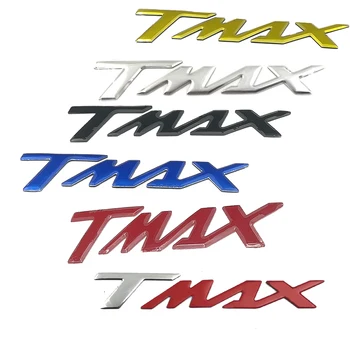 Логотип TMAX 1 Пара Мотоциклетных Наклеек Наклейки Эмблема Значок 3D Накладка Топливного Бака Для Yamaha T Max T-MAX 500 530 TMAX500 TMAX530