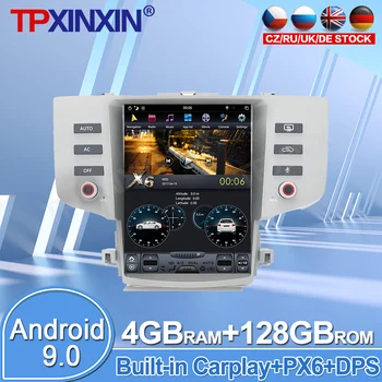 Android 10, 4G + 128 ГБ Для Toyota Reiz 2005 2006 2007 2008 2009 2009 Автомобильный Мультимедийный Радиоплеер GPS Навигационная Система С DSP Carplay