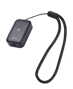 Мини-GPS-локатор GF21 GPS WIFI сигнализатор тревоги Полимерный аккумулятор Отслеживание записей вождения автомобиля Персональная сигнализация Забор Sos Сигнализация