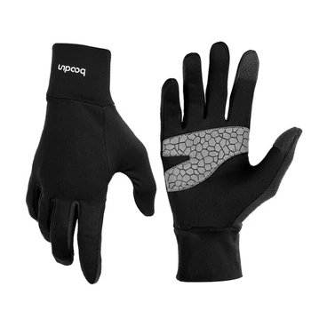Зимние перчатки Бархатные Теплые перчатки с сенсорным экраном для бега, футбола, тренировок, утепленные Велосипедные Мотоциклетные зимние варежки