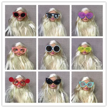 Солнцезащитные очки для кукол разных стилей, модные разноцветные аксессуары для подарочных игрушек BABI Doll 1/6 PP/ FR