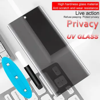 Закаленное Стекло Жидкий Клей Anti Peep Privacy Screen Protector Для Huawei Mate 20 Pro Mate 30 40 P30 P40 P50 Защитная Пленка