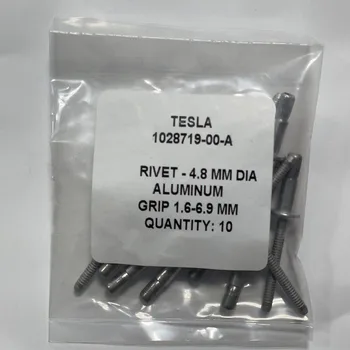 Совершенно Новая высококачественная заклепка Tesla -4,8 ММ, деталь № 1028719-00-A, АЛЮМИНИЕВАЯ РУКОЯТКА 1,6-6,9 мм (продается в мешках по 10 штук) 102871900A