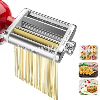 Многофункциональный набор для приготовления макаронных изделий оснащен роликовым тесторезом для пасты, итальянским ножом для спагетти