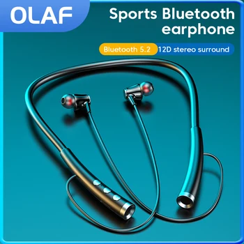 Беспроводная Bluetooth-гарнитура в ухе, Бинауральные стереонаушники, наушники с шумоподавлением, спортивные водонепроницаемые наушники с микрофоном