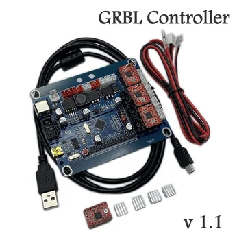 Плата управления ЧПУ GRBL 1.1 A4988 с 3-осевым управлением, плата лазерного гравировального станка GRBL Автономный контроллер