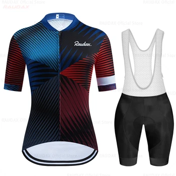 Женская велосипедная майка Raudax 2023, Командная велосипедная одежда, Быстросохнущий Гоночный велосипед Mtb, Велосипедная форма, Триатлон