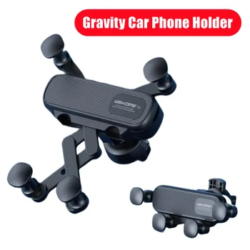 Автомобильный держатель для телефона GDG Gravity с креплением на вентиляционное отверстие, подставка для мобильного телефона в автомобиле, поддержка GPS для iPhone 15 14 Pro Xiaomi Samsung