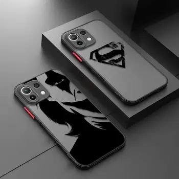 Супергерой Бэтмен Супермен Джокер Матовый Чехол Для Xiaomi Poco X3 NFC X3Pro M5 M3 F1 F3 для Mi 11 12 13 11X 12X Pro 12T 11T 10T Pro