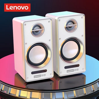 Lenovo L019, Проводные компьютерные настольные колонки, сабвуфер, Стереоэффект объемного звучания, Шумоподавление, Портативный динамик Bluetooth