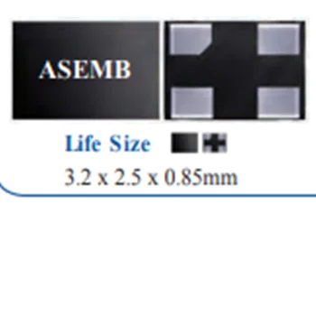 (1ШТ) ASEMB-32.768/52.000/54.000/58.000/60.000/61.400/61.440/64.000 МГЦ-LC-T 3,2 мм * 2,5 мм CMOS SMD кварцевый генератор ТАКТОВОЙ ЧАСТОТЫ