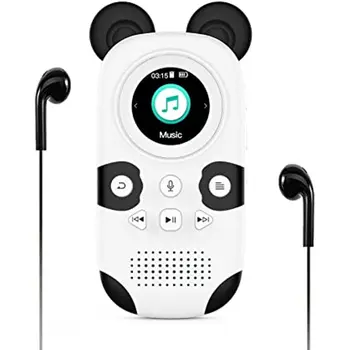MP3-плеер Портативный детский MP3-плеер Bluetooth 5.0, Динамик, FM-радио, диктофон, Будильник, Секундомер, Шагомер,