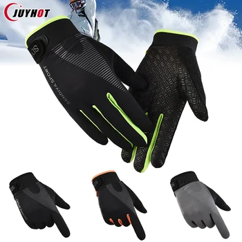 Зимние перчатки с сенсорным экраном, водонепроницаемые перчатки для езды на мотоцикле, мужские перчатки для занятий спортом на открытом воздухе, теплые перчатки для бега, лыж, велоспорта