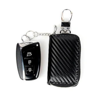 Брелок Faraday Bag с RFID-защитой от сигнала, застежка-молния, коробка для защиты сигнала от автомобильного ключа, портативная коробка для защиты сигнала