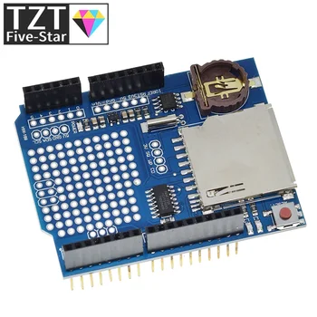 Модуль регистратора данных TZT Logging Recorder Shield версии V1.0 для SD-карты Arduino UNO