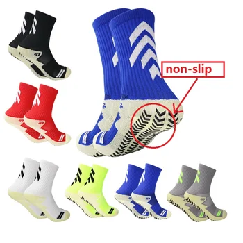 Нескользящие футбольные носки Женские Мужские Спортивные Велосипедные Носки для верховой езды, баскетбола, бега, носки для скалолазания
