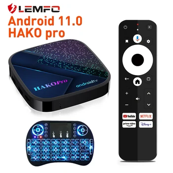LEMFO HAKOpro S905Y4-B tv box Android 11 OS 4K HDR AV1 Dulby Amlogic Smart TV Box 4 ГБ 32 ГБ 64 ГБ