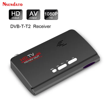 1080P Full HD DVB-T2 DVB-T DVB t2 USB HD ТВ-Ресивер Цифровой Наземный HD/AV CVBS Внешний ТВ-Тюнер Конвертер для ЖК-монитора