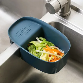 1ШТ Раковина кухонная корзина для мусора стеллаж для кухонных принадлежностей бытовая раковина Daquan сливная подвесная корзина стеллаж для хранения кухня