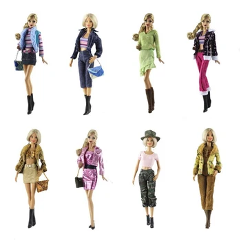 2019 Новый комплект одежды, зимняя одежда, Летний костюм, джинсовое пальто для 1/6 BJD Xinyi Barbie, подарок для куклы для девочек