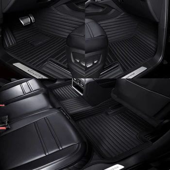 Автомобильные коврики из искусственной кожи на заказ для Infiniti M25 2011 года выпуска Детали интерьера Автомобильные Аксессуары Ковер