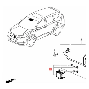 Автомобильный Радар Круиз-Сенсор Кронштейн Управления и Монтажный Зажим Для Honda Accord 2018-2022 36803-TVE-H05 36801-TVA-A71 36803TVEH06