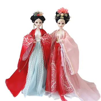 Имитация куклы, Древняя китайская кукла, игрушка для девочек, кукла-принцесса, полный комплект, подарок на день рождения