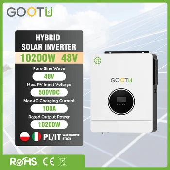 Гибридный солнечный инвертор GOOTU 10200 Вт 48 В Только для Vip