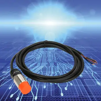 Индуктивный бесконтактный переключатель, датчик приближения на расстояние 8 мм, 3-проводный PNP постоянного тока 10 ~ 30 В, без бесконтактного переключателя