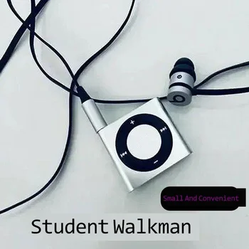 Металлический музыкальный проигрыватель MP3 cute можно воспроизводить на улице. Английский портативный мини-плеер Walkman предназначен только для студентов.