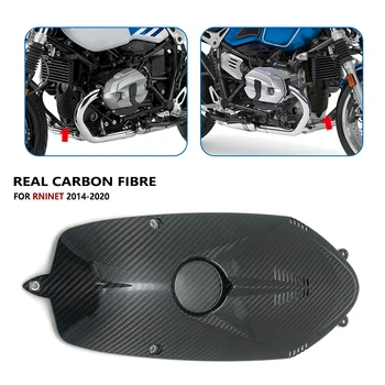 Мотоцикл Real Carbon Передняя Крышка Корпуса Двигателя Защита Нагрудника Для BMW RNINET R9T R NINE T Pure Racer Urban 2014-2020