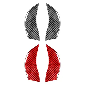 2шт. Замена декора панели рулевого колеса, Аксессуары для интерьера автомобиля, Карбоновое волокно Премиум-класса для Mazda RX-8 2004-2008