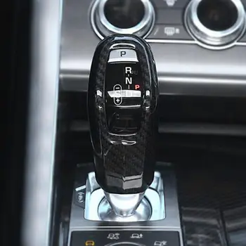 Накладка Крышки Ручки Переключения Передач Автомобиля для Land Rover Sport 2014 2015 2016 2017 Молдинги Интерьера в Стиле Углеродного Волокна