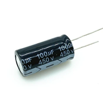 2шт 5шт 450v 100UF 450v100UF алюминиевый электролитический конденсатор размером 18*35 20%