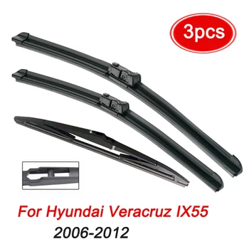 Комплект Передних и Задних Щеток Стеклоочистителя MIDOON Для Hyundai Veracruz IX55 2006-2012 Лобовое Стекло 24 