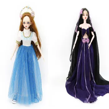 Кукла BJD ручной работы по индивидуальному заказу 1/3 Женская пластиковая модная кукла 56 см, совместная подвижная кукла, продается с платьем и париком